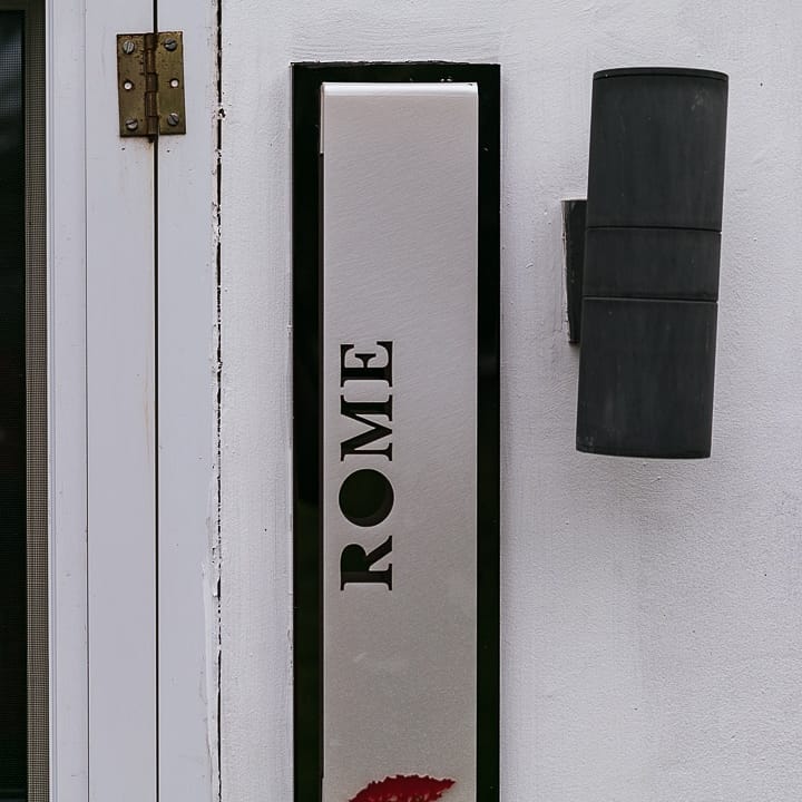 Rome door sign