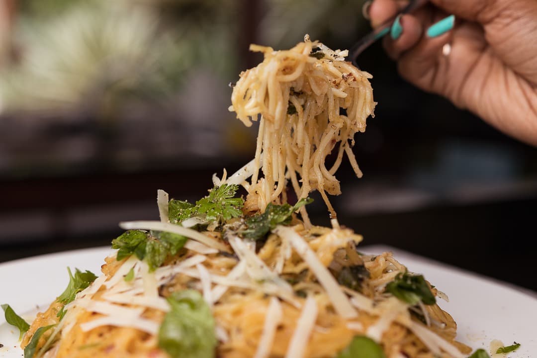Spaghetti dish
